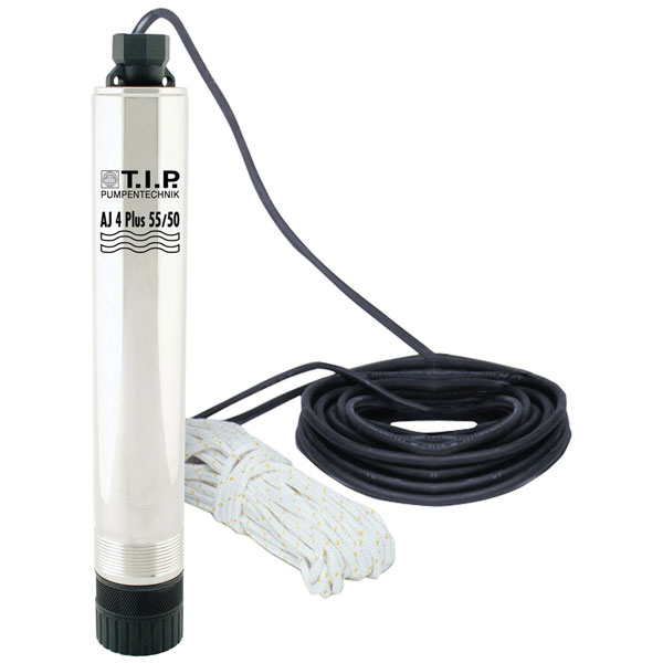 TIP Pumpen T.i.p. 30104 Aj 4 Plus Deep Well Pump 3300 L/h Stainless 50m Depth