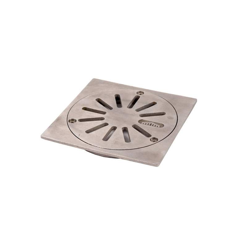 Saint-Gobain PAM UK Vortx Shower Drain Circular Design Grating for Tiled Flooring 150mm - Vortx Stainless Steel Saint-Gobain PAM UK Vortx 227134