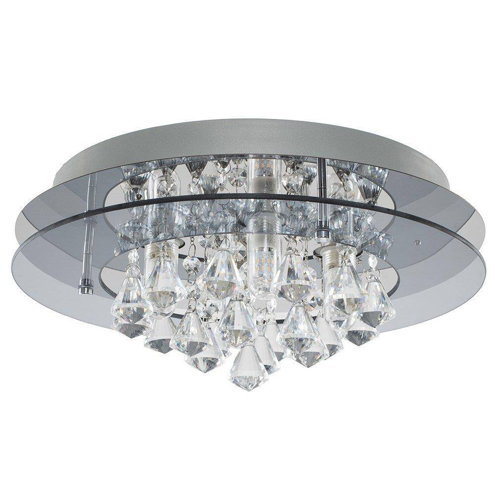 Iconic Lights Grier 4-Light 35cm Flush Mount gray