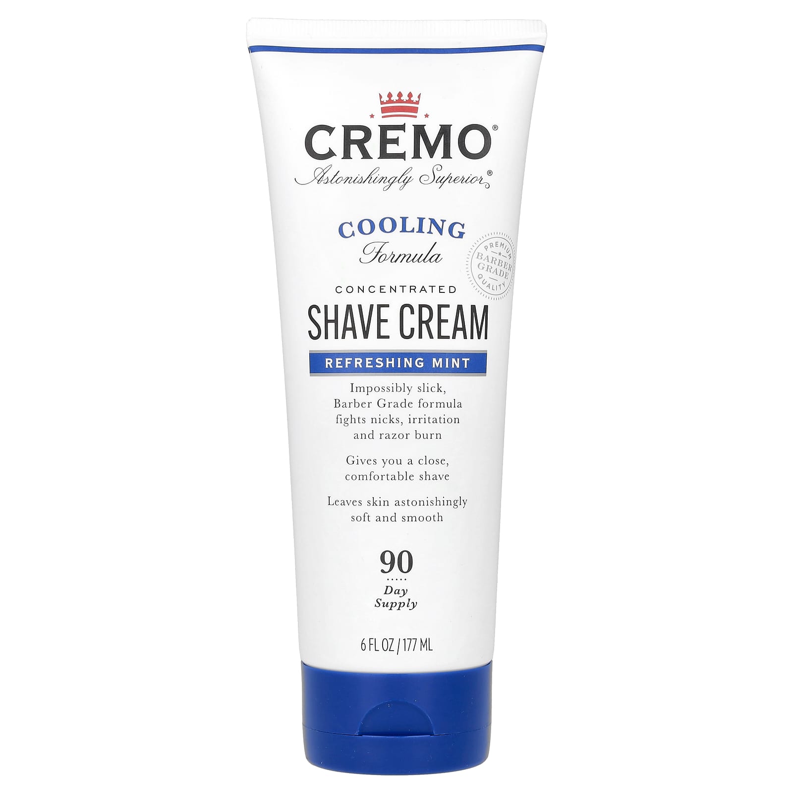 Cremo , Shaving Cream, Refreshing Mint, 6 fl oz (177 ml)