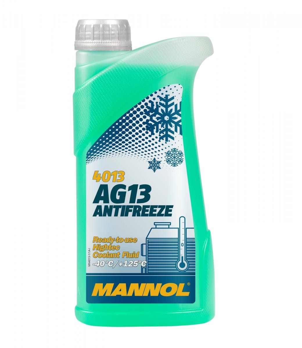 Mannol Ag13 Green Ready Mixed Antifreeze Coolant -40c Anti-corrosive Longlife