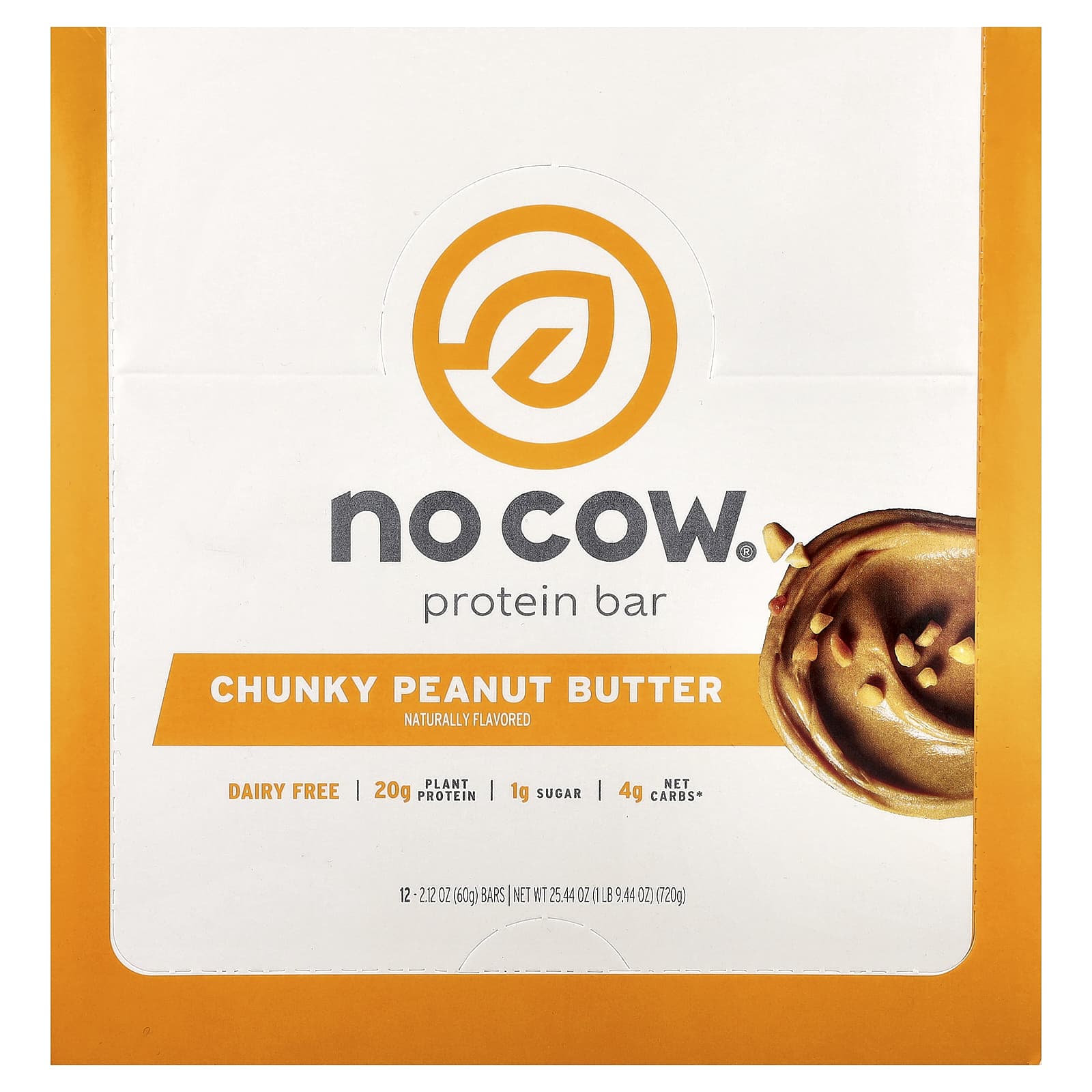 Nocow Chunky Peanut Butter Bars
