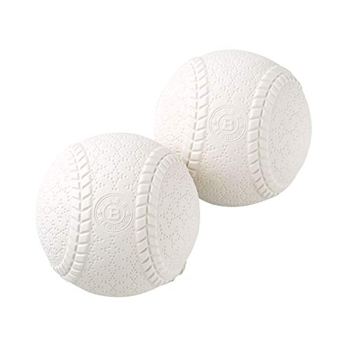 Kaiser KW-060 Baseball Balls, for Boys, 2 Pieces, for Elementary School Students and Under Practice, Soft