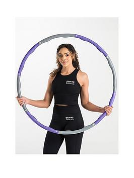 Core Balance Weighted Hula Hoop Adjustable Padded Fitness Exercise 1kg 98cm Wavy