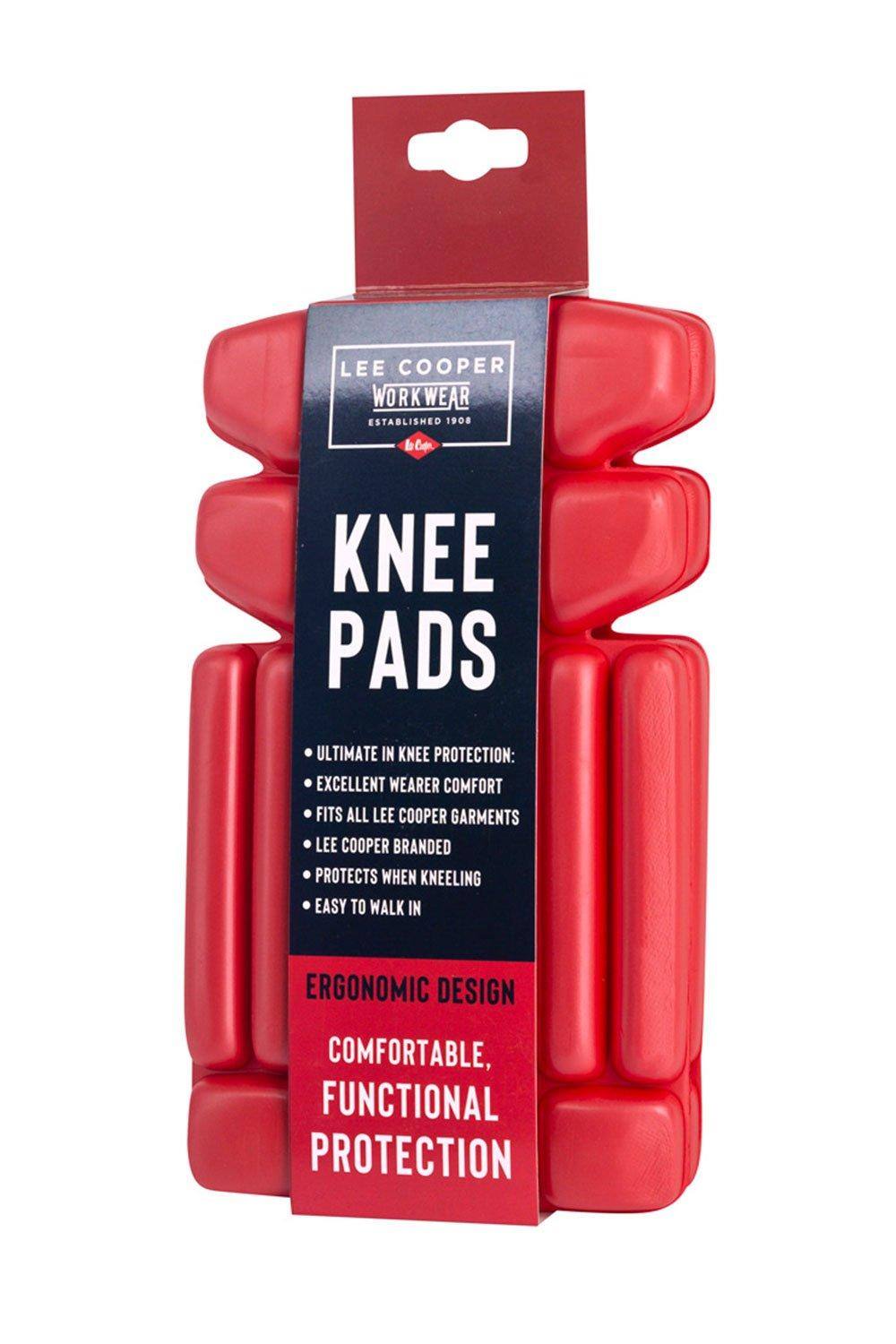 Cooper Strong Hardwearing Work Knee Pads (Pair) - Red