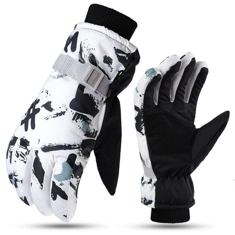 Love Home Garden Winter Snowboard Ski Gloves Unisex Non-slip Touch Screen Waterproof Motorcycle Cycling Fleece Warm Snow Sports Gloves