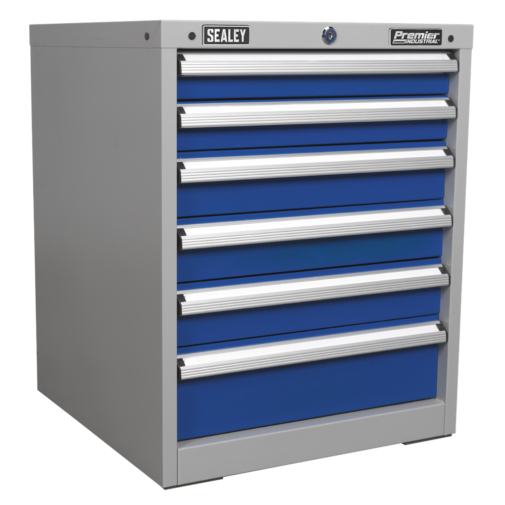 27.56" H x 22.24" W x 22.83" D Industrial Cabinet blue,gray