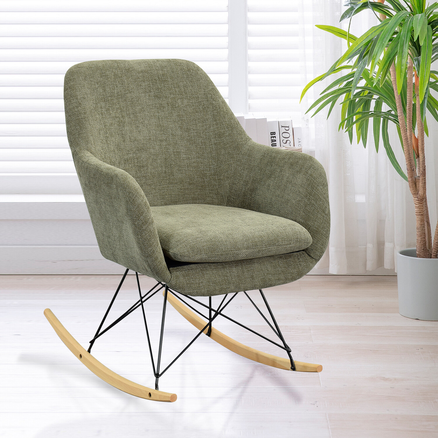 Francis Rocking Chair - Olive