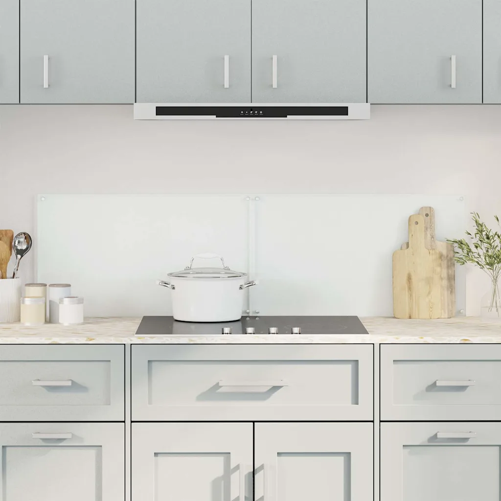 VidaXL (transparent, 70 x 50 cm) vidaXL Kitchen Backsplash Wall Tile Panel Kitchen Back Wall Tempered Glass