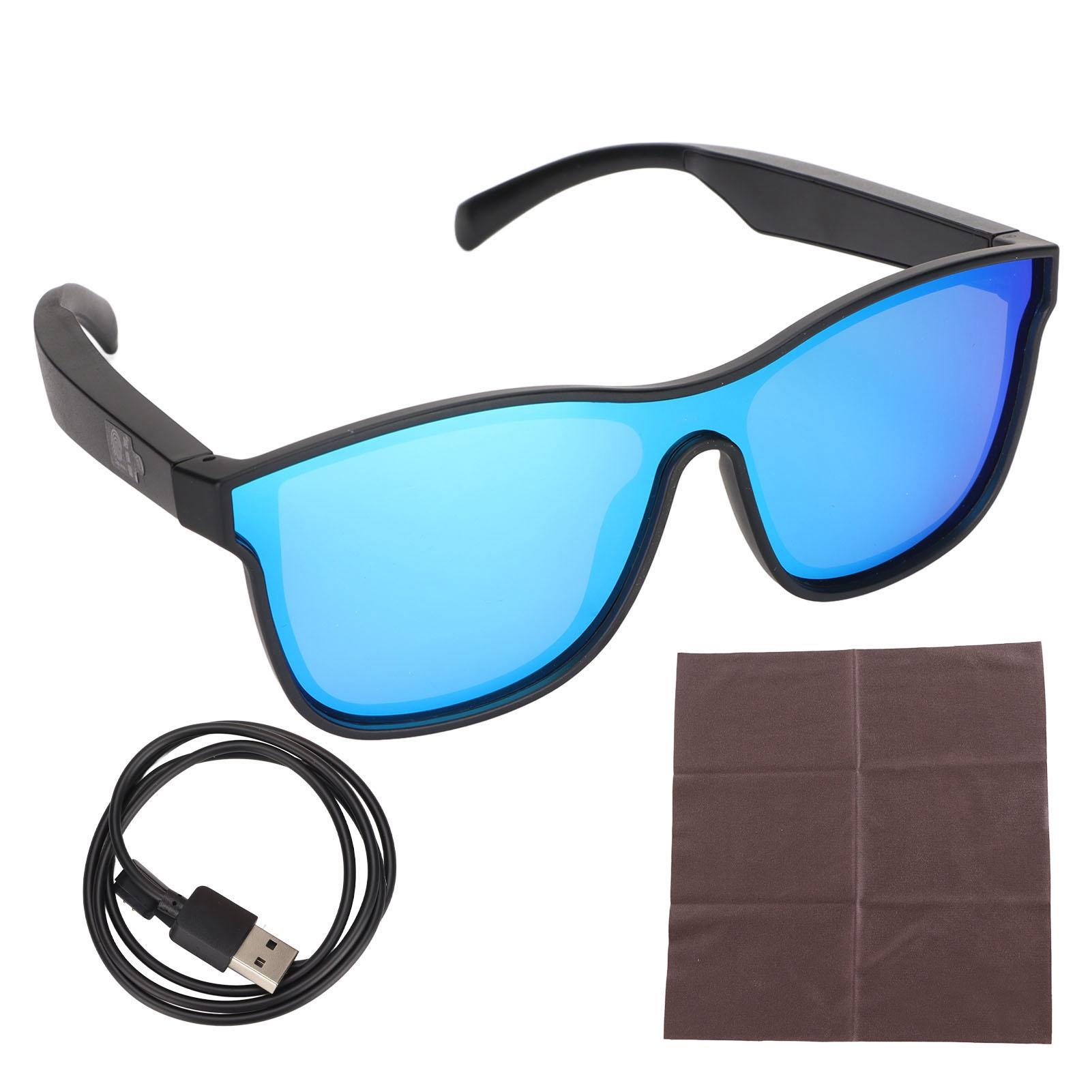 OutsideWorld KY03 Smart Glasses Wireless BT Sunglasses Music Hands Free Call Open Headphones Polarized red