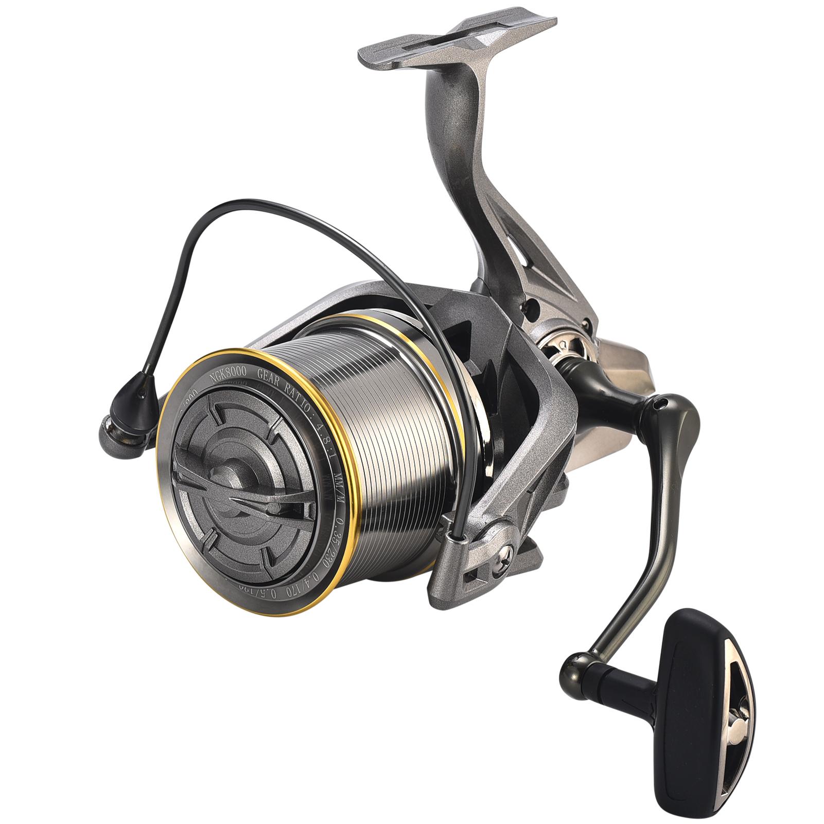 Wosawe Outdoor Sports 17+1BB Spinning Reel 4.8:1 with Interchangeable Left and Right Handle NGK14000