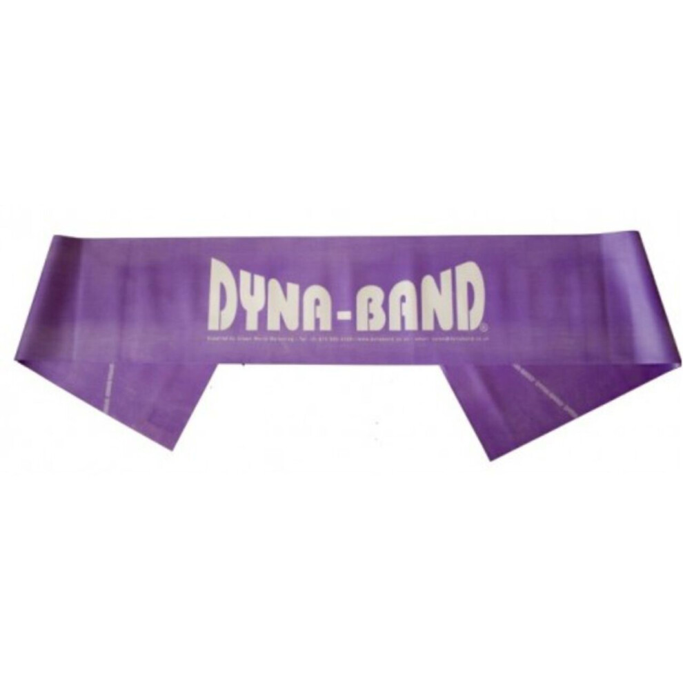 Dyna-Band (Purple) Exercise & Fitness Pilates Yoga Gym Strength Training Resistance Band