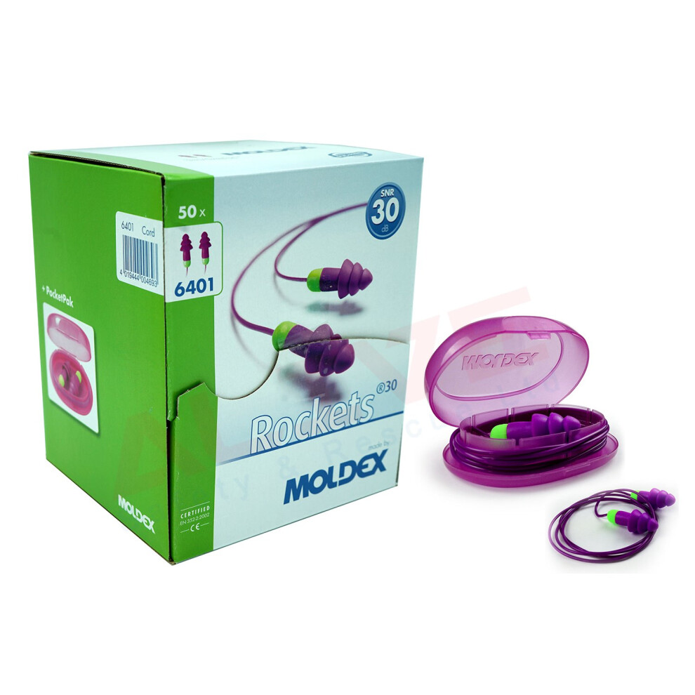 Moldex MOL6401 6401 ROCKETS CORDED EARPLUGS