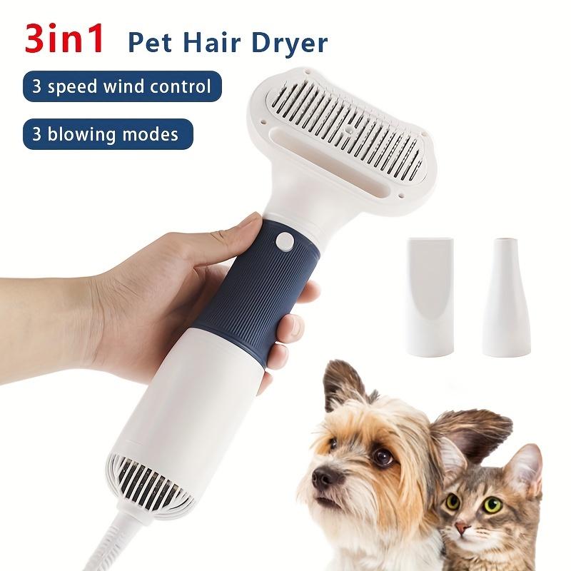 Ambiel Charm Pet Water Blower Hair Pulling Blowing Wind Modeling 3 In 1 Artifact Dog Hair Pulling Machine Hair Dryer Teddy Hair Comb Beauty EU
