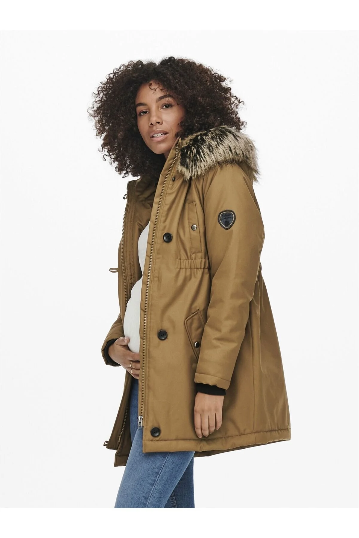 Only Mama Winter Parka Women Brown