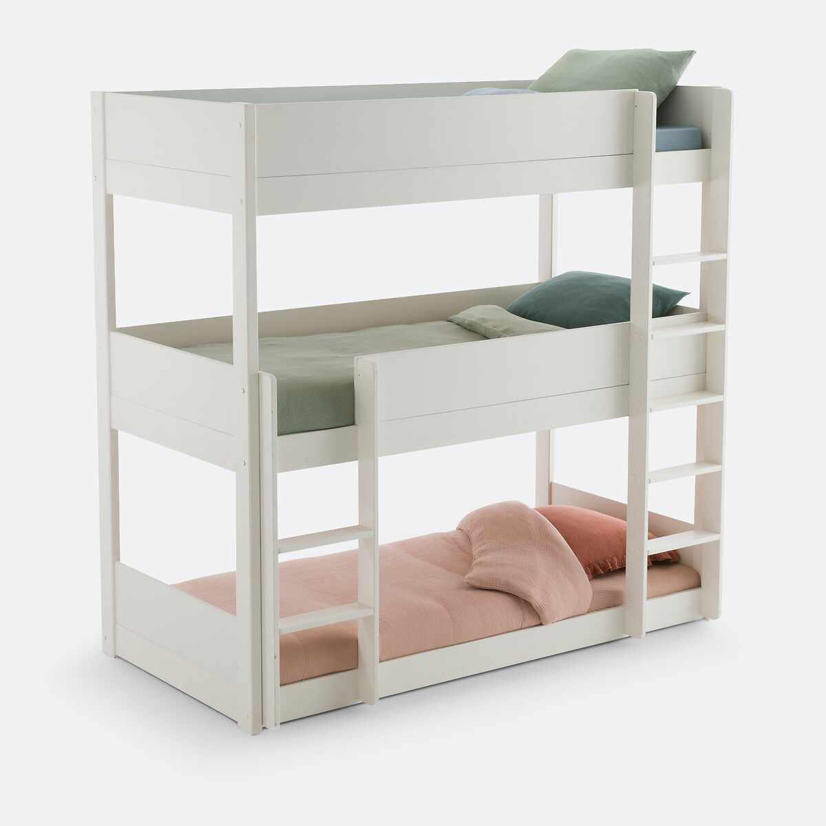 La Redoute Collection Meeting Triple Bunk Beds with Bases by La Redoute