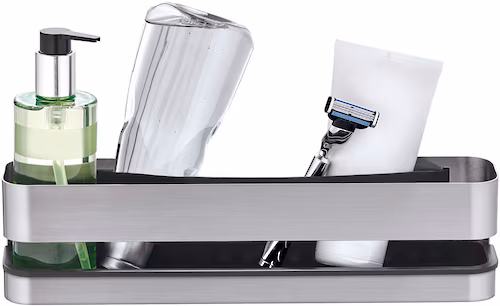 Blomus Nexio Stainless Steel Wall-Mounted Shower Caddy Blomus Silver,Pewter,Aluminium