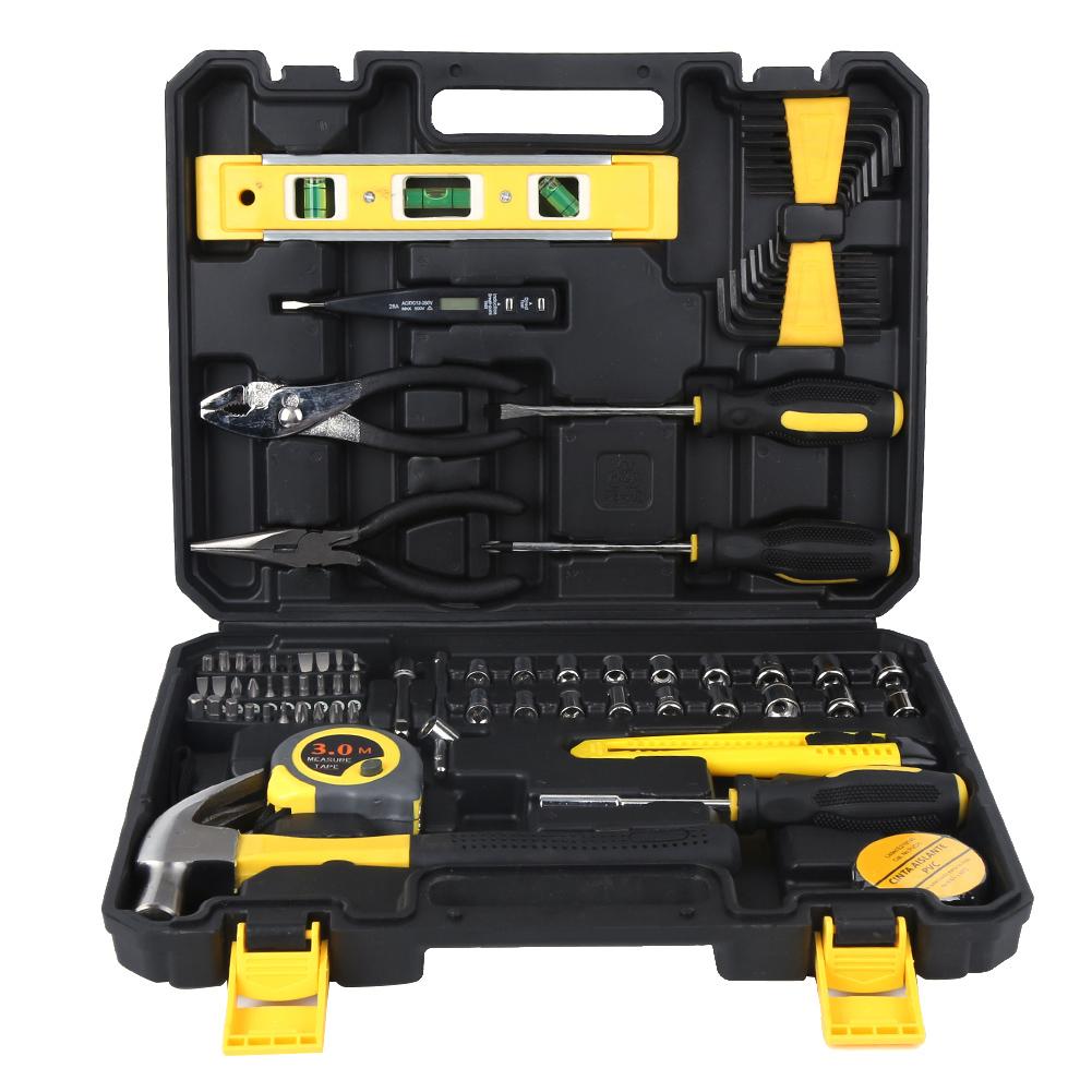 Vestidos 78Pcs Combination Tool Sets Carbon Steel Hardware Manual Tools Screwdriver Sets Household Use