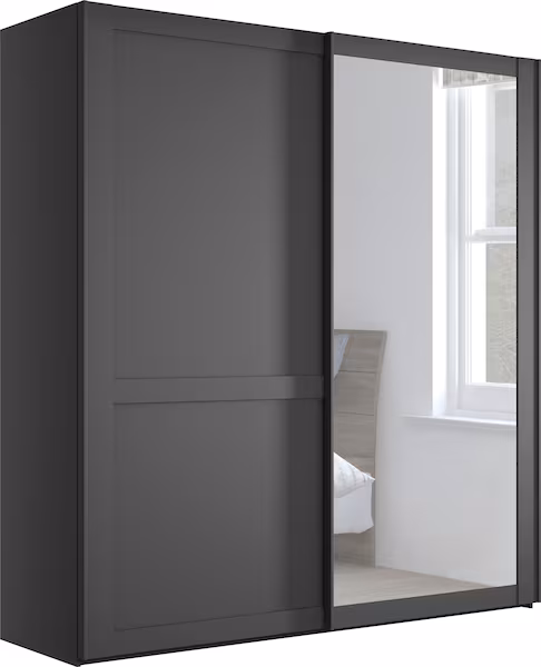 John Lewis & Partners Marlow 200cm Mirrored Sliding Door Wardrobe