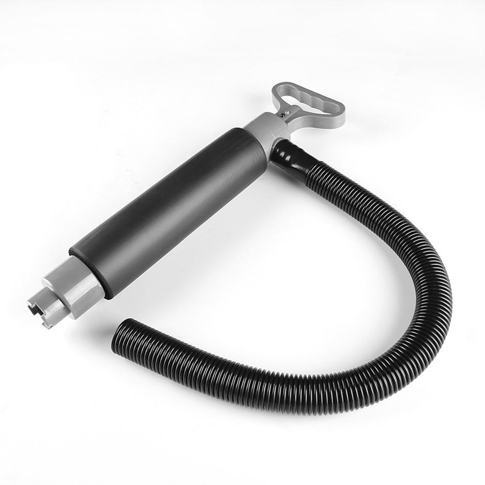VehicleKit Manual Bilge Pump for Boats Kayak Canoe Portable Hand Water Pump with Extension Hose black