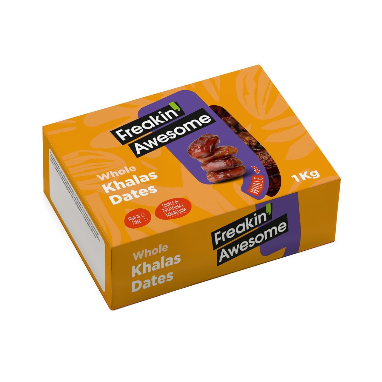 Freakin' Awesome Freakin Awesome Whole Khalas Dates 1kg