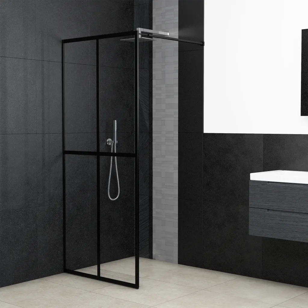 VidaXL Walk-in Shower Screen Clear Tempered Glass 80x195 cm