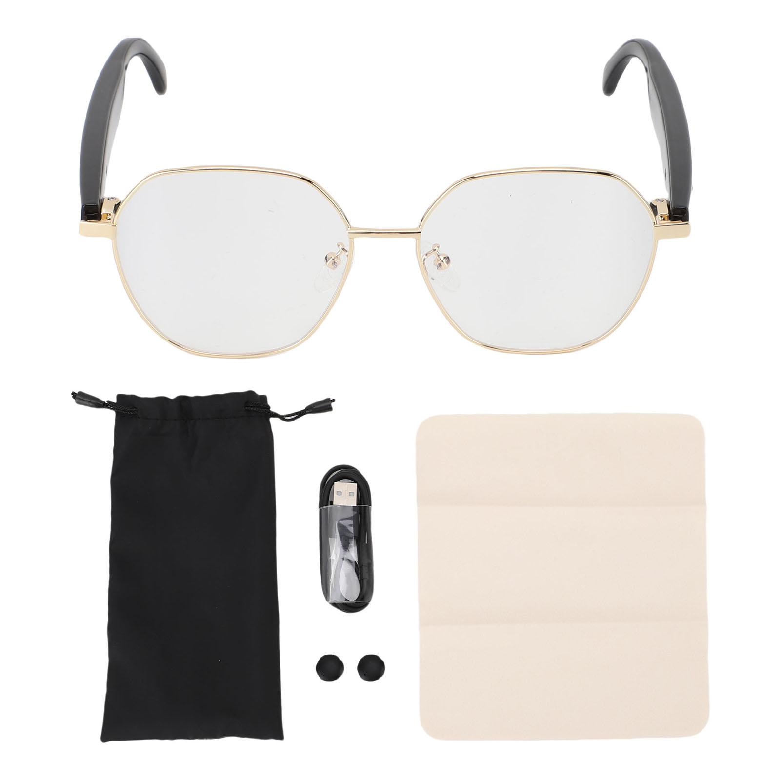 DIYelecs AI Translation Glasses Bluetooth 163 Languages Real Time Voice Smart Translator Glasses with Anti