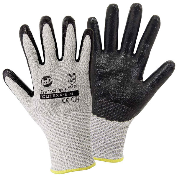 L+D 1143-7 Cutexx-5-n Cut-proof Glove Size 7 Level 5e Protection