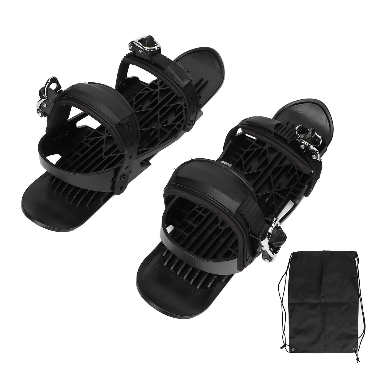 Wosawe Outdoor Sports Short Ski Skates Adjustable Portable Reinforcement Mini Snow Skates for Outdoor Winter Sports