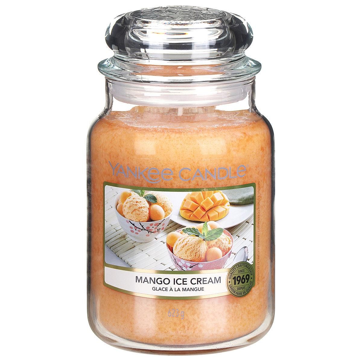 Yankee Candle Original Jar Candles Large Mango Ice Cream 623g