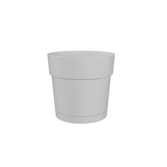 Artevasi Capri Wide Pot, Water Reserve, Plastic Pot, Taupe, 30Cm