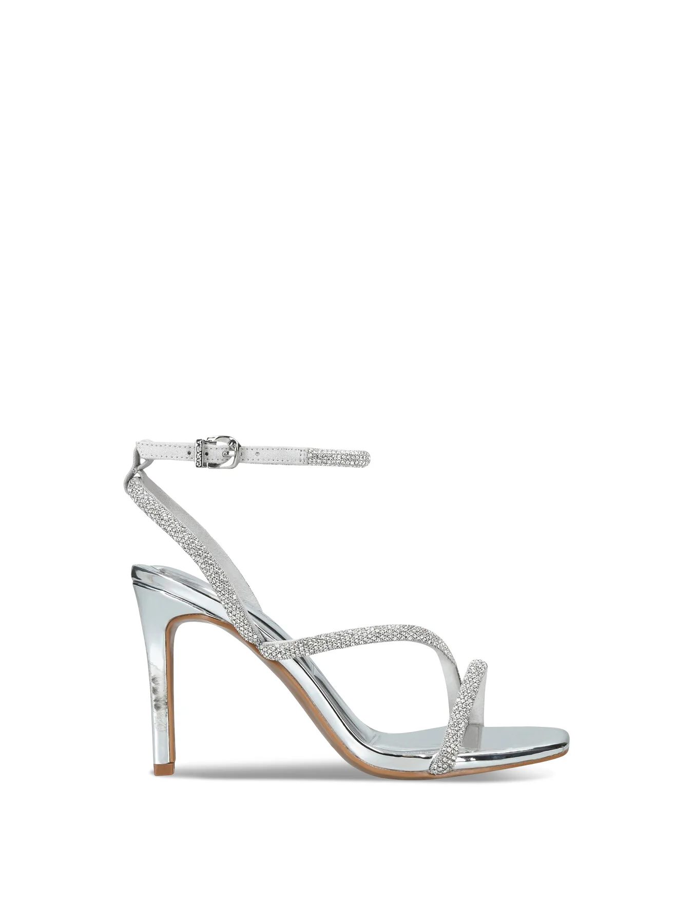Carvela Kurt Gieger Women's Heels Silver Synthetic Paparazzi