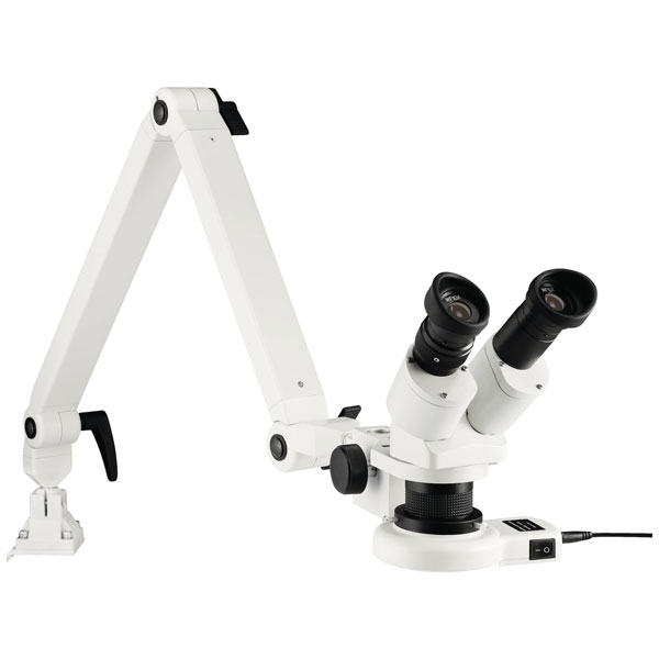Eschenbach Stereo microscope 33213, articulated arm