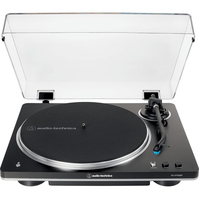 Audio-Technica (Black/Silver) Audio Technica AT-LP70XBT Bluetooth Turntable