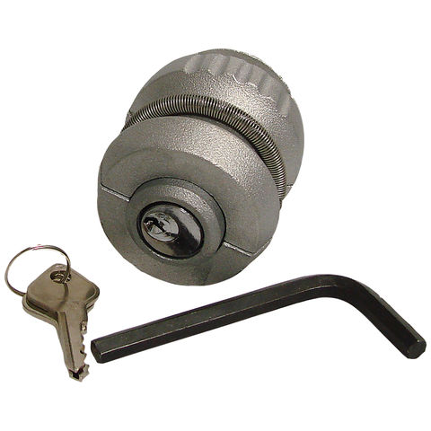 MAYPOLE TrailerCop Anti-Theft Trailer Lock, Silver