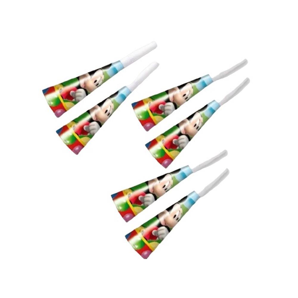 Disney Horn Mickey Mouse Party Favours (Pack of 6)