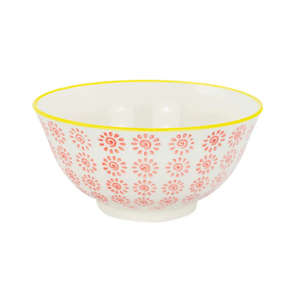 400ml Cereal Bowl red,yellow