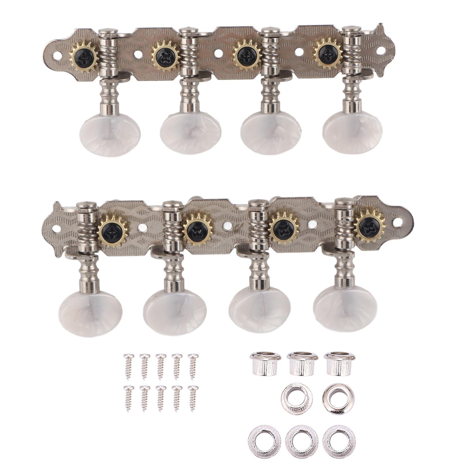 COSYHOME Mandolin Machine Heads String Tuning Pegs 4L4R for Mandolin Instruments Accessory