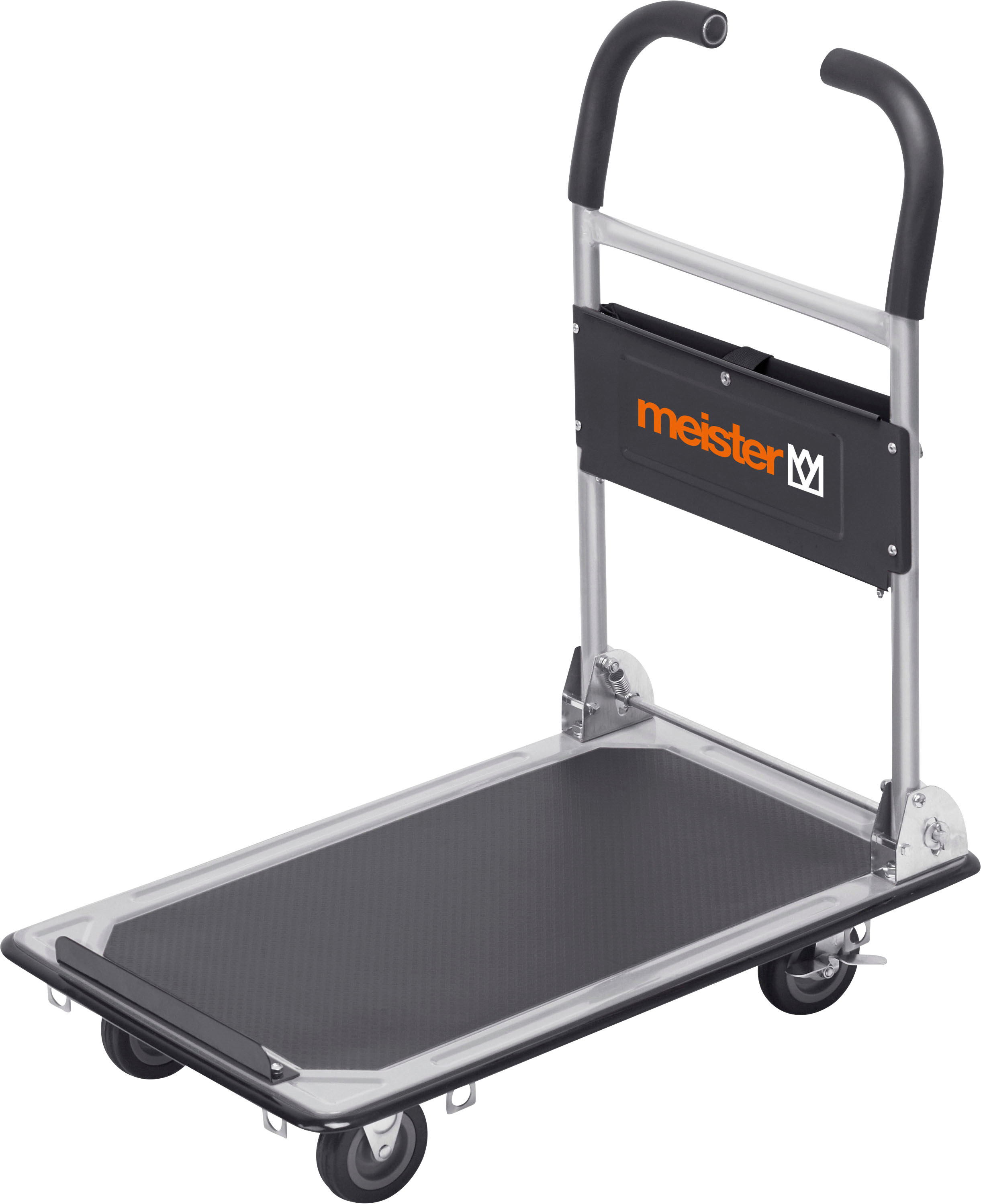 MEISTER WERKZEUGE 8985620 Flatbed Trolley Folding Steel 150kg Capacity