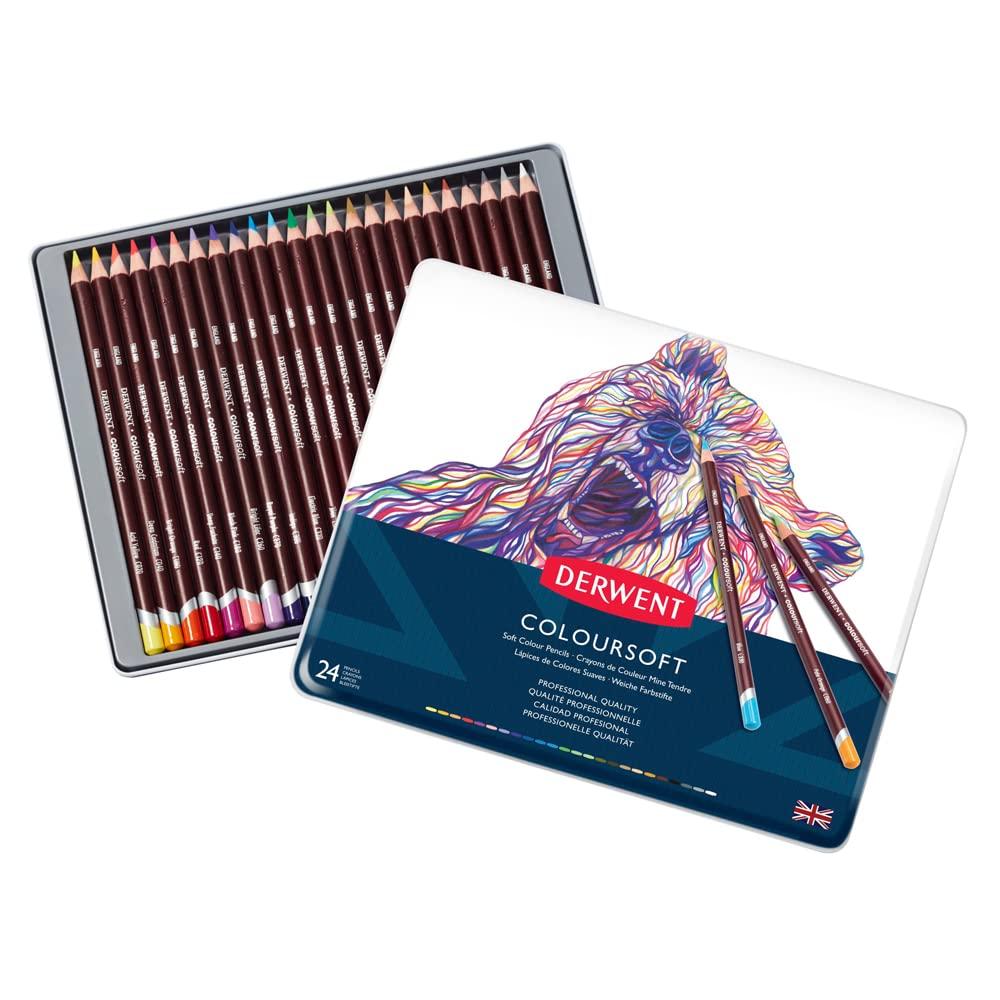 Derwent Derwent Coloursoft Pencils Set of 24 | Drawing Tools > Pencils > Pencils