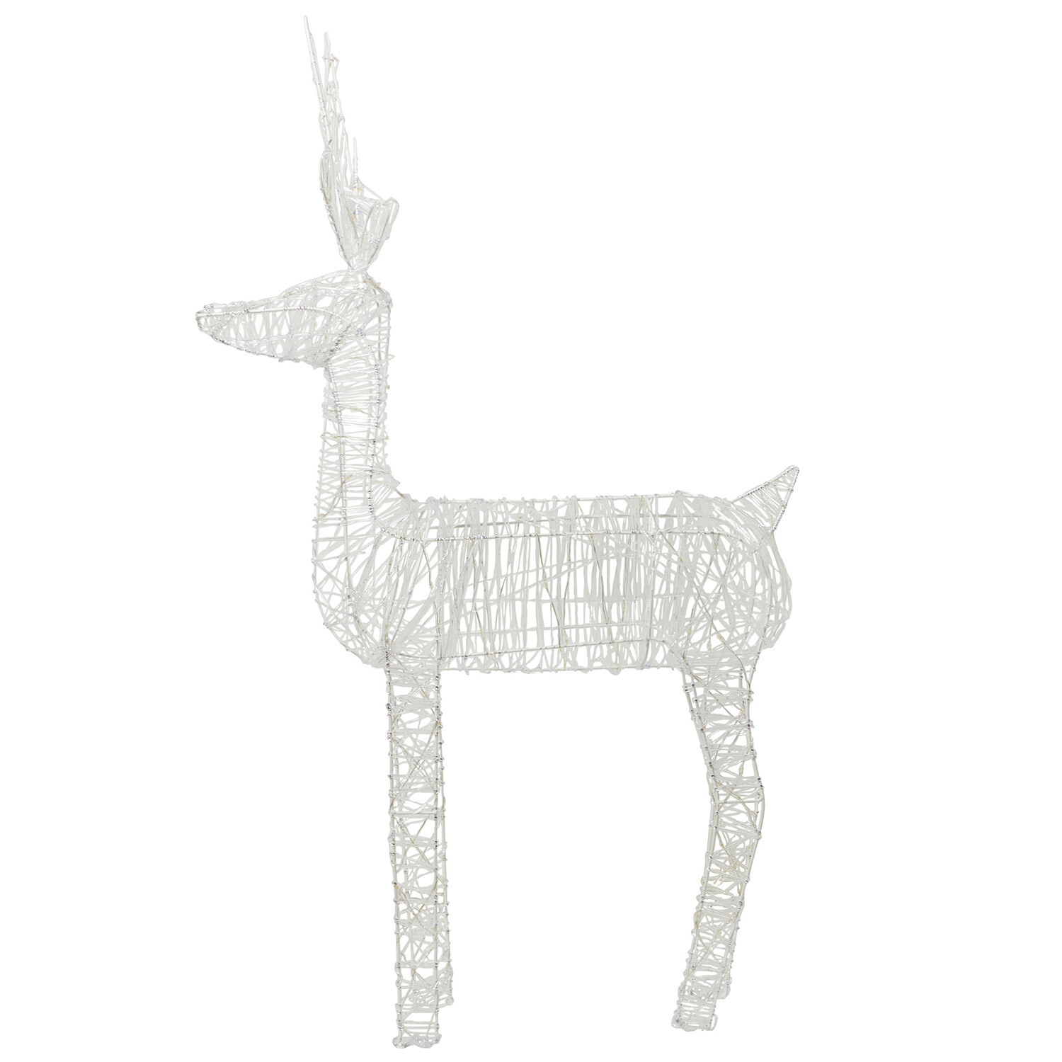 350 LED Brown Acrylic Stag Outdoor Light - Brown