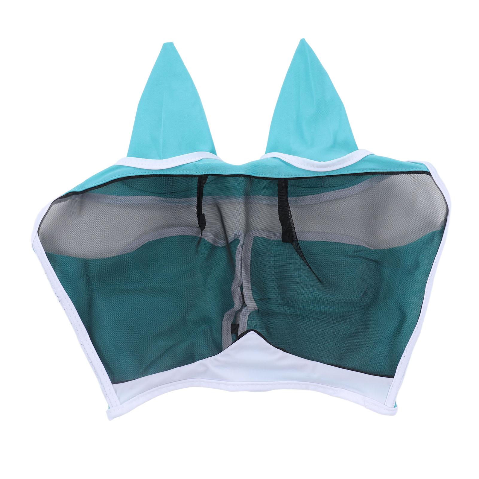 Neoglint Horse Fly Mask Breathable Comfortable Soft Fine Mesh Design Horse Face Mask Horse Supplies with