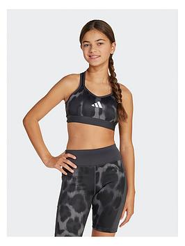 Adidas All Sports Animal-Print Sports Bra Kids