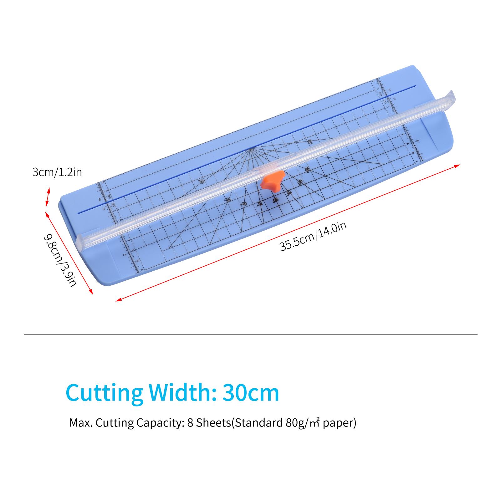 TOMTOP JMS Portable Paper Trimmer A4 Size Paper Cutter Cutting Machine 12 Inch Cutting Width for Craft Paper