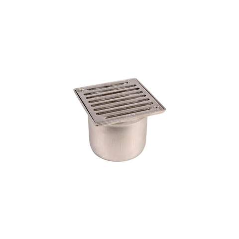 Aco TotalFlow Gully Stainless Steel Telescopic Top with Screwed Slot Grating - 148mm 106026
