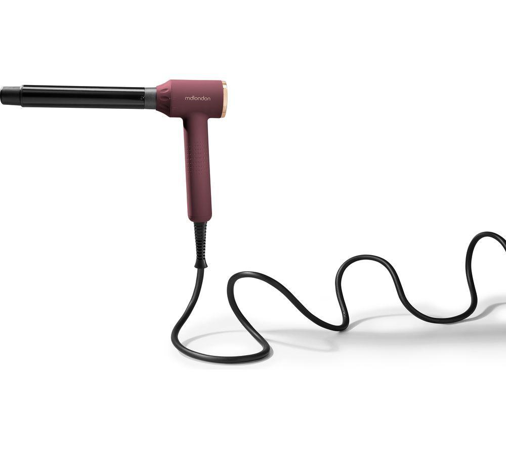 Mdlondon Curl 4-in-1 Right Angled Curling Wand - Berry, Purple
