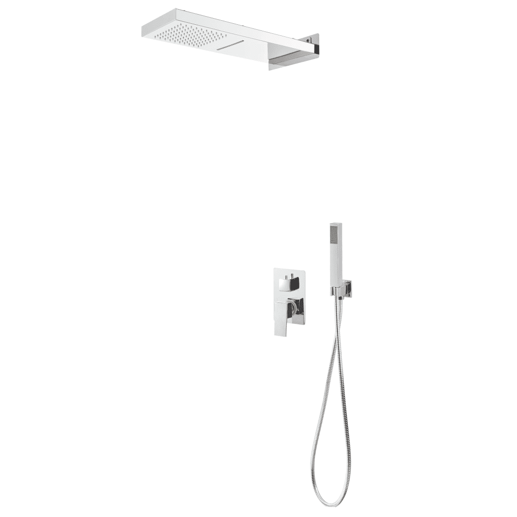 VidaXL Shower System Stainless Steel 201 Silver