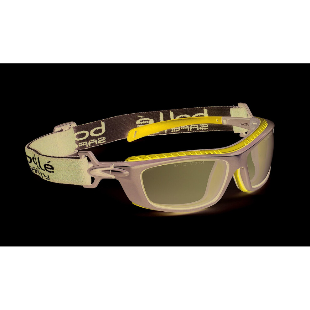 Bolle Baxter Platinum Safety Goggles - Smoke Bolbaxpsf