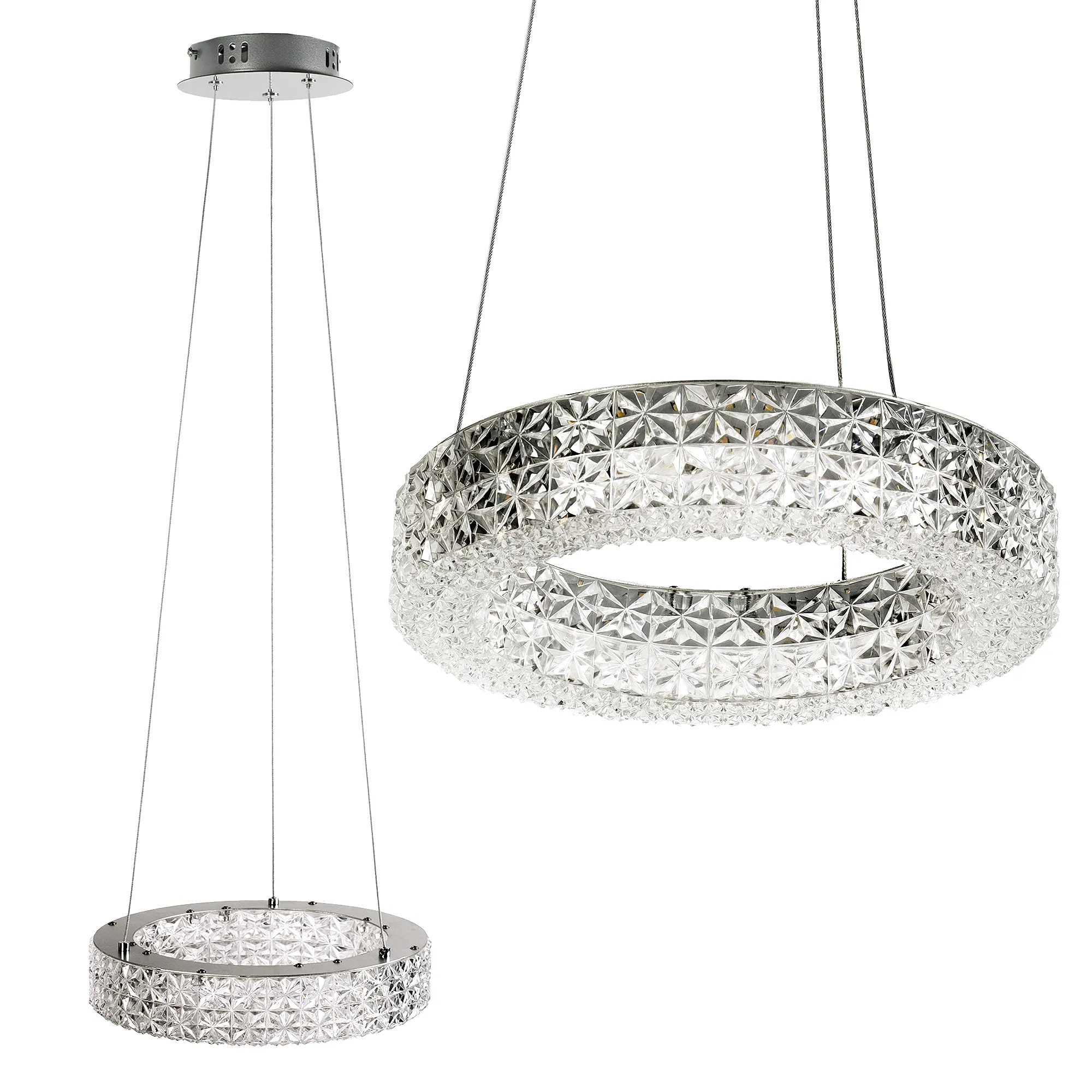 TOOLIGHT Ceiling Lamp Chandelier Toolight Led Ms003-Cp Chrome 28Cm