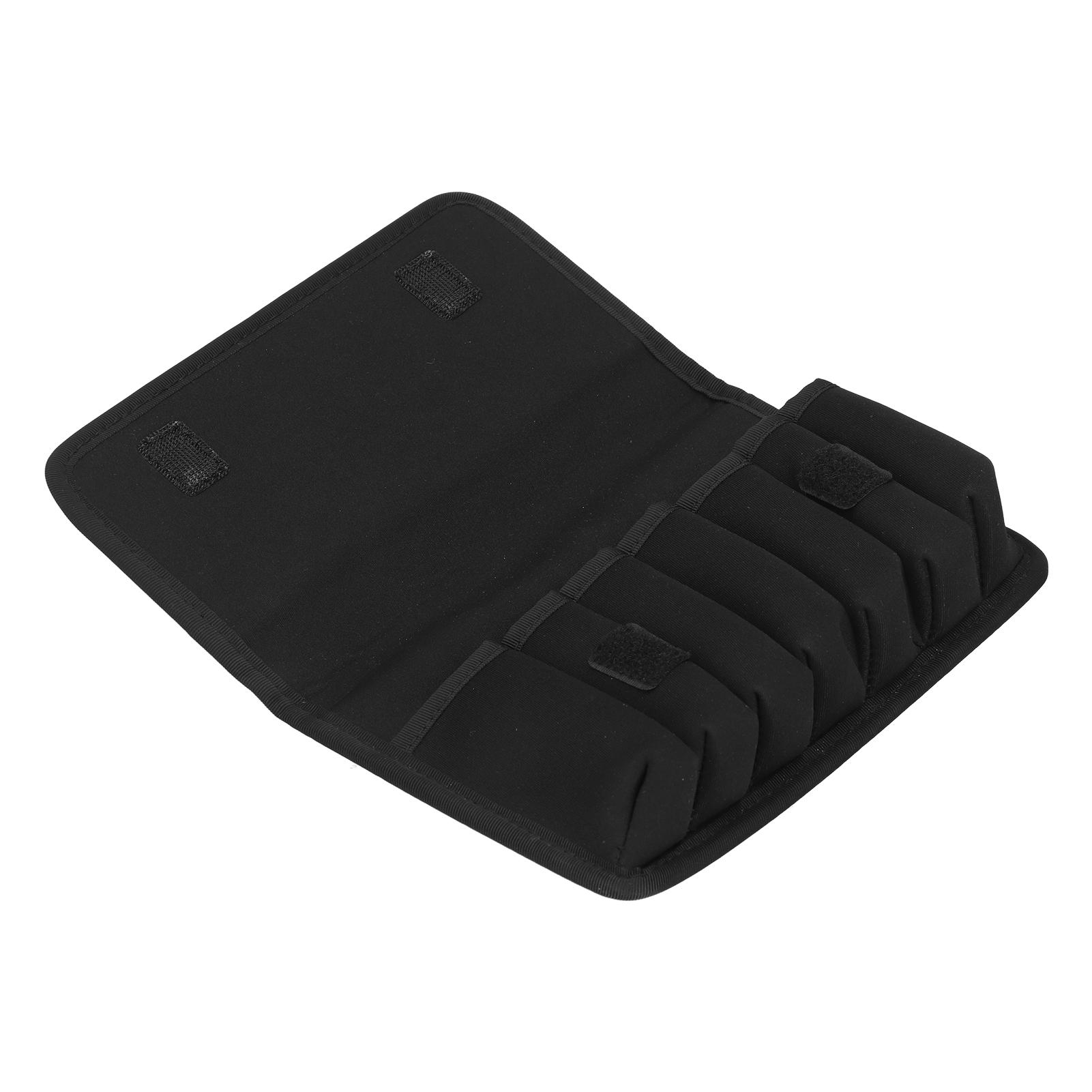 GoolRC 10 Holes Harmonicas Storage Bag Portable Black Eva Shockproof Cloth Cover 7Holder